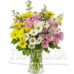 Bouquet of chrysanthemums