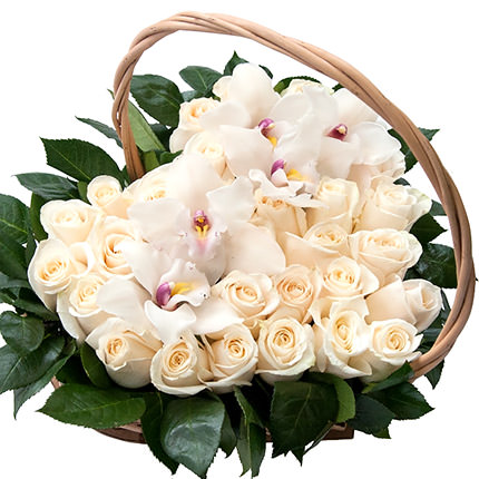 Basket "Embrace of tenderness" – from Flowers.ua