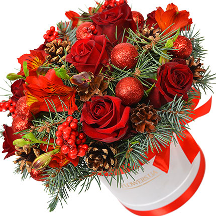 Сomposition in box "Precious Gift" – from Flowers.ua