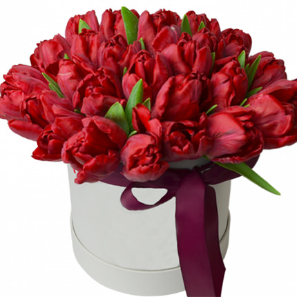 Цветы в коробке "Я тебя люблю!" – от Flowers.ua