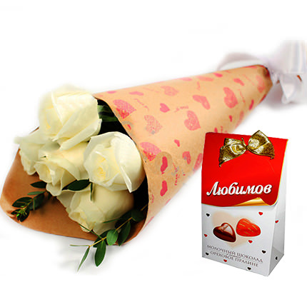 Romantic bouquet "At first glance" – from Flowers.ua