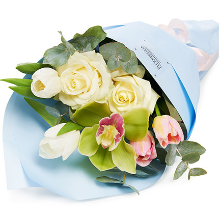 Delicate bouquet "Spring mix"  - buy in Ukraine