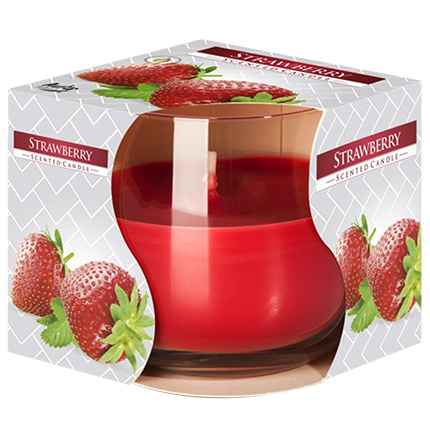 Single-layer candle "Strawberry"  - buy in Ukraine