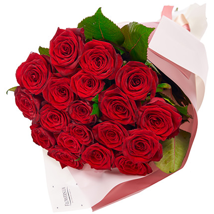 Букет "19 красных роз"  – купить в Украине