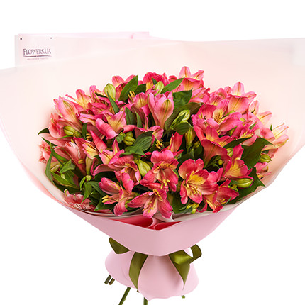 Bouquet "9 pink alstroemerias"  – buy in Ukraine