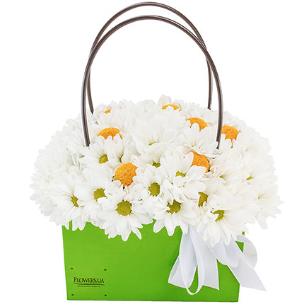 Композиція у сумочці "Сонячний день" – від Flowers.ua
