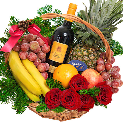 Basket "Holliday Eve!" – from Flowers.ua