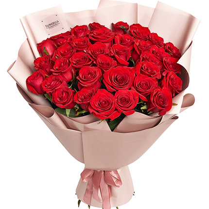 Букет в упаковке "35 красных роз!" – от Flowers.ua
