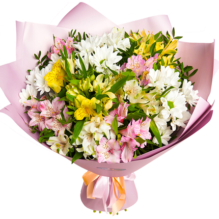 Букет цветов "Чудесное настроение"  – купить в Украине