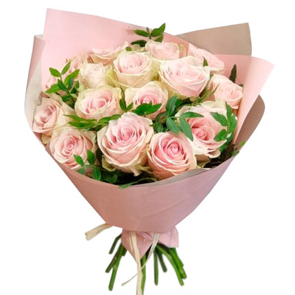 15 roses Pink Athena (Kenya)  - buy in Ukraine