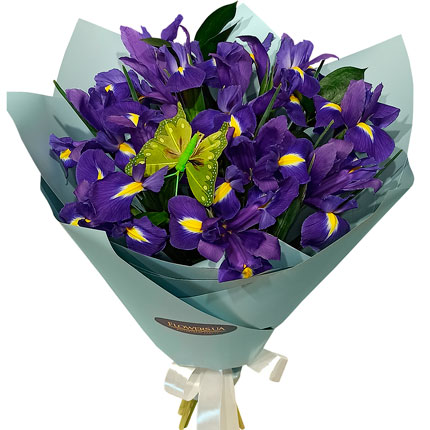Bouquet "11 purple irises"  - buy in Ukraine