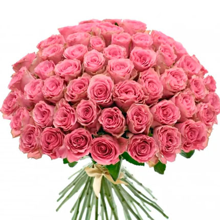 51 роза Lovely Rhodos (Кения) – от Flowers.ua