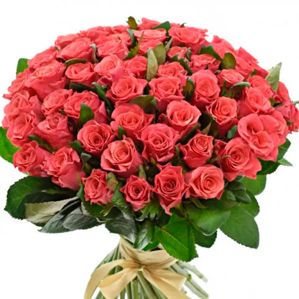 51 Pink Tacazzi roses (Kenya)  - buy in Ukraine