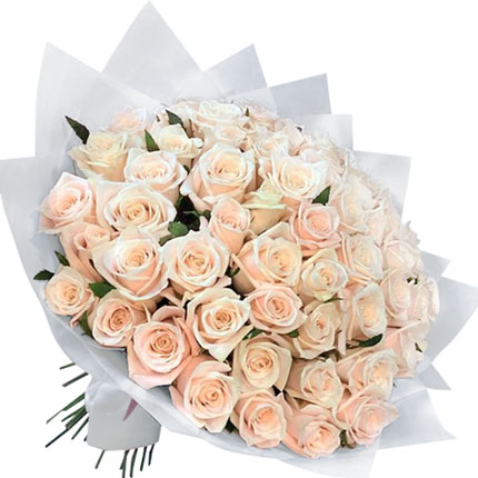 Букет "51 троянда Кімберлі" – швидка доставка