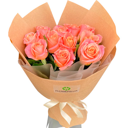 Букет "11 троянд Міс Піггі" – від Flowers.ua