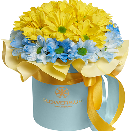 Квіти у коробці "Моє диво"  – придбати в Україні