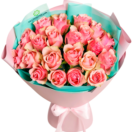 Bouquet “21 roses Belle Rose”  – buy in Ukraine