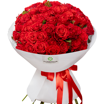Букет "51 красная роза El Toro"  – купить в Украине