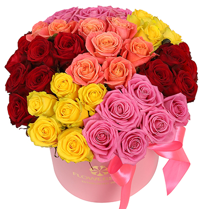 Flowers in a box “Prima”  – buy in Ukraine