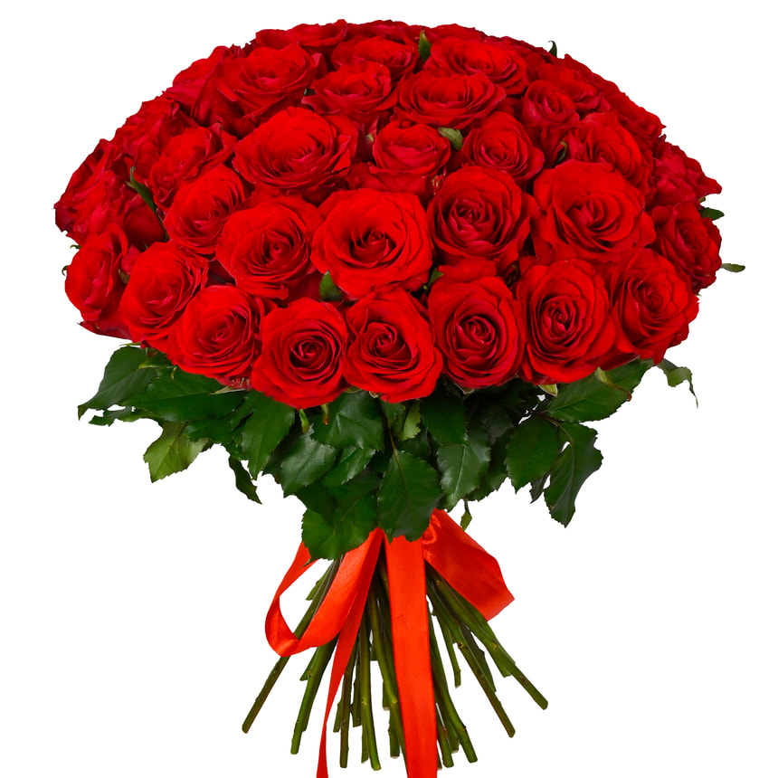 45 red roses