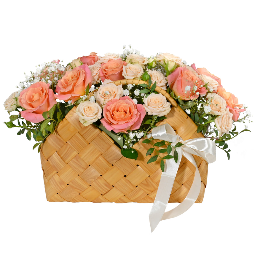 Basket of flowers "Beautiful muse"