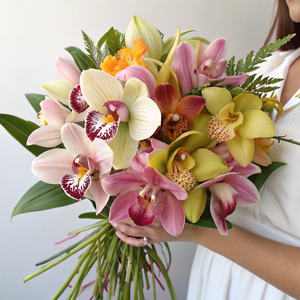 Орхідеї в букеті: символ елегантності та досконалості