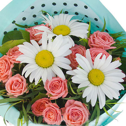 Delicate bouquet "Summer!" - delivery in Ukraine