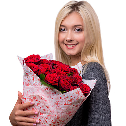 Bouquet from St. Valentine! + "Raffaello" – order with delivery