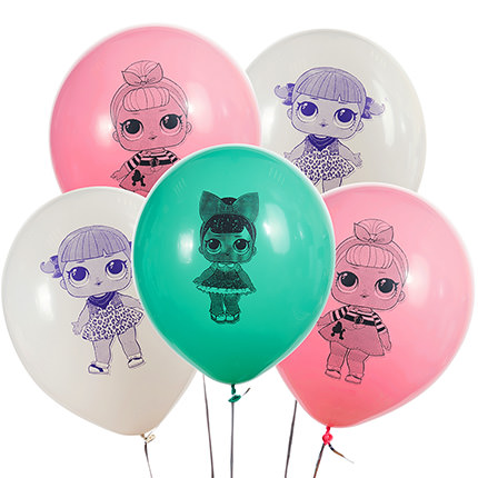 Колекція кульок "Лялечки" - 5 кульок - доставка по Україні