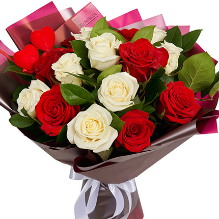 Bouquet "Melody of two hearts" – order with delivery