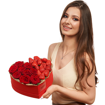 Composition "Strawberry Kiss" - delivery in Ukraine