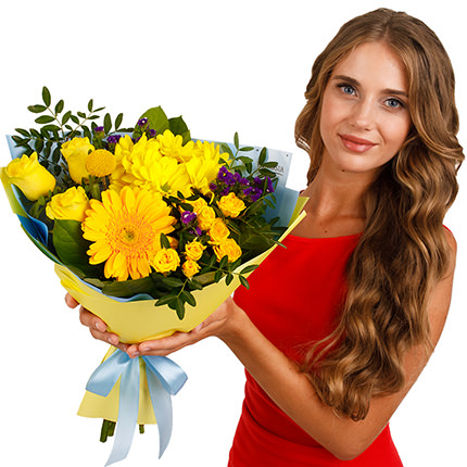 Bouquet "Rays of warm summer" - delivery in Ukraine