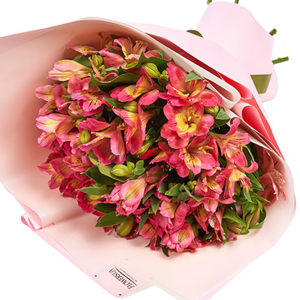 Bouquet "9 pink alstroemerias" – order with delivery