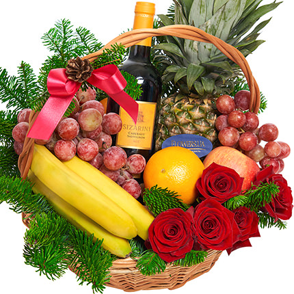 Basket "Holliday Eve!" + Raffaello - order with delivery