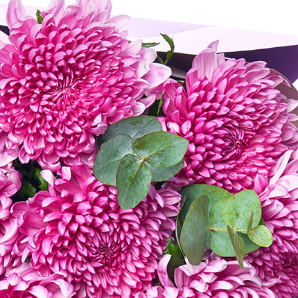Bouquet "7 pink chrysanthemums" - order with delivery