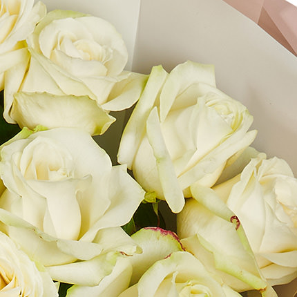 Авторский букет "11 белых роз!" – заказать с доставкой