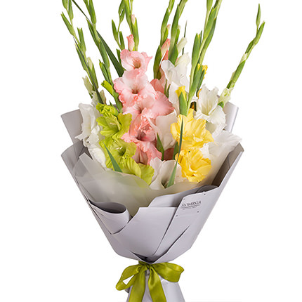 Bouquet "9 gentle gladioluses" - delivery in Ukraine