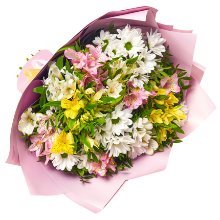 Bouquet of flowers "Bouquet of flowers "Wonderful mood"" - order with delivery