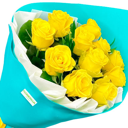 Bouquet "11 yellow roses" - delivery in Ukraine