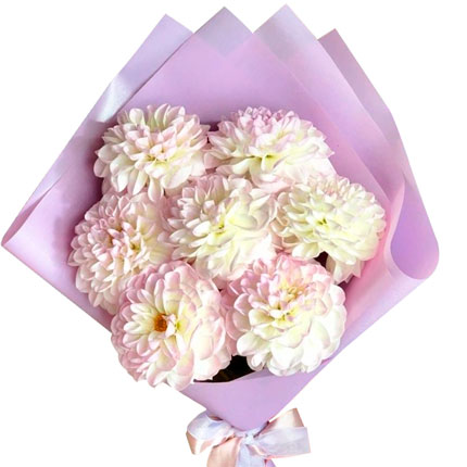 Bouquet "7 tender dahlias" – delivery in Ukraine