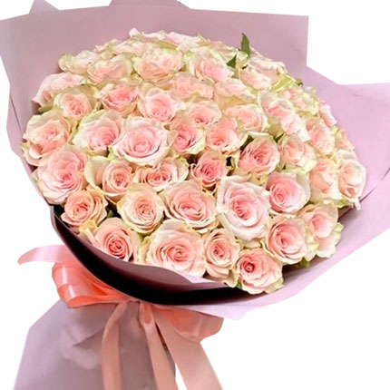 51 Pink Athena roses (Kenya) - delivery in Ukraine