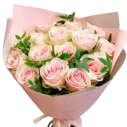 15 roses Pink Athena (Kenya) - delivery in Ukraine