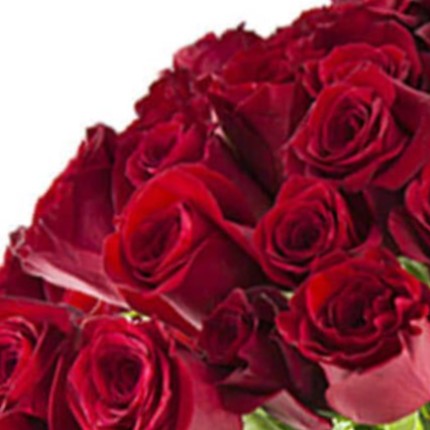 25 красных роз 40 см (Кения) - заказать с доставкой