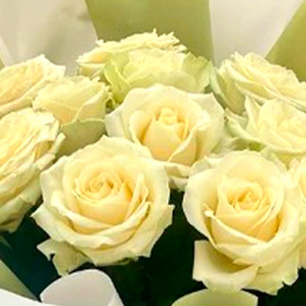 15 белых роз (Кения) - заказать с доставкой