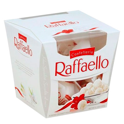 Квіти в коробці "Тільки для тебе" + Raffaello – замовити з доставкою