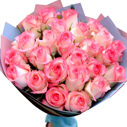 Букет "25 роз Джумилия" - доставка по Украине