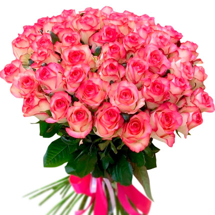 Букет "51 роза Джумилия" – доставка по Украине