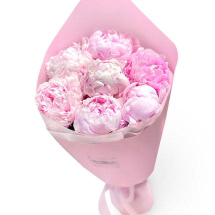 Delicate bouquet "7 peonies" - order with delivery