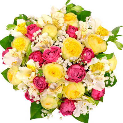 Цветы в коробке "Цветочный десерт" – заказать с доставкой