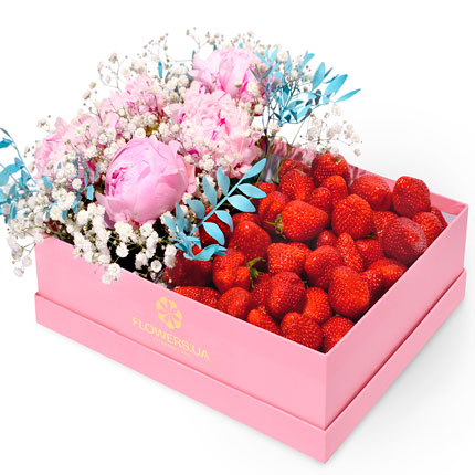 Composition "Strawberry present" – delivery in Ukraine